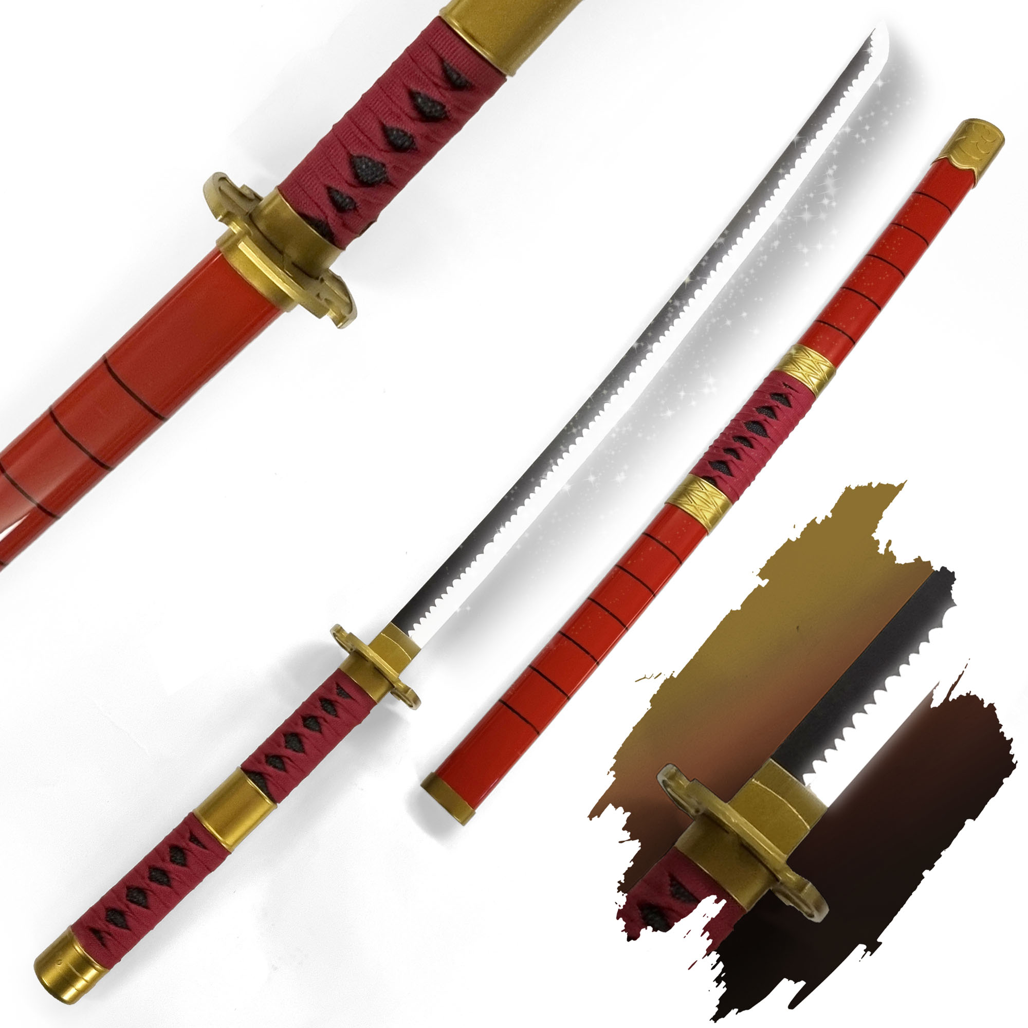 One Piece - Sandai Kitetsu Katana - LED Version